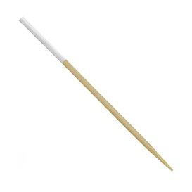 Bamboe Spies Wit Tip 7cm (300 stuks)