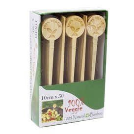 Bamboe Markeerstift Veggie 10cm (600 stuks) 