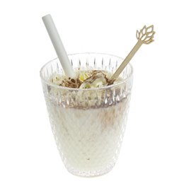Bamboe Lotusbloesem Drink Roerstaaf 14cm (50 stuks) 