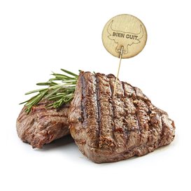 Goed Gedaan'' Voedsel Marker “Bien Cuit” 9 cm (60 stuks)