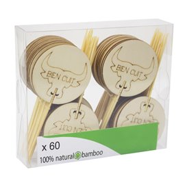 Goed Gedaan'' Voedsel Marker “Bien Cuit” 9 cm (1200 stuks)