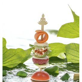 Bamboespies “Bouddha 1” 12cm (600 stuks)