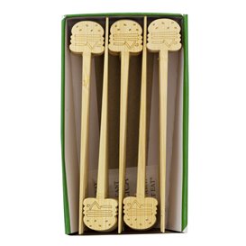 Bamboe Hamburger Spies 12cm (50 stuks) 