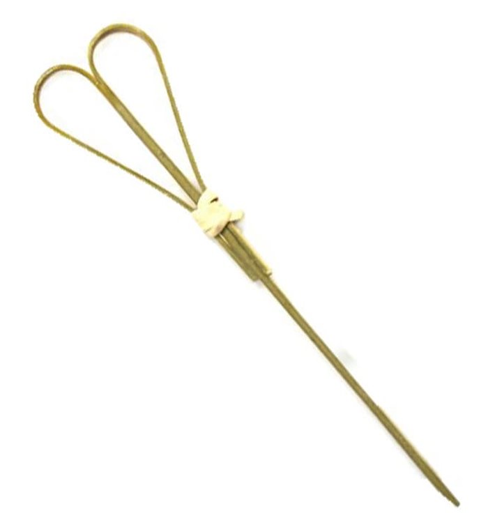 Bamboe vleespennen "Cuore" Design Naturel 9cm (1000 stuks) Bamboe vleespennen "Cuore" Design Naturel 9cm (1000 stuks)