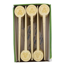 Bamboe Markeerstift “Sugar Free” 10cm (50 stuks) 