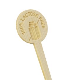 Bamboe Markeerstift “Lactose Free” 10cm (50 stuks) 