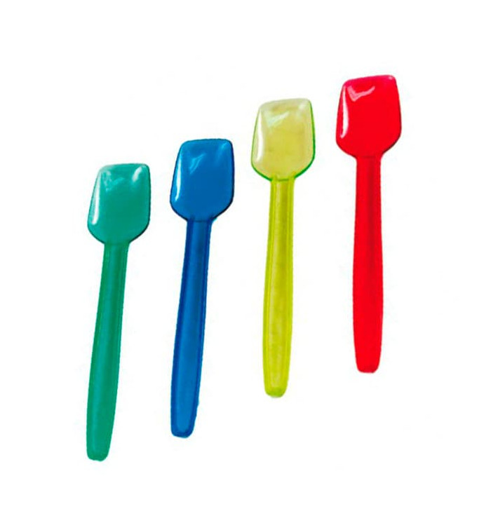 Plastic ijs lepel 9,2 cm Plastic ijs lepel 9,2 cm