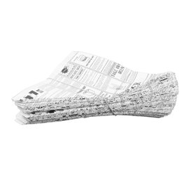 Papieren voedsel kegel Vetvrij "Times" 24,5cm 100g (2.000 stuks)