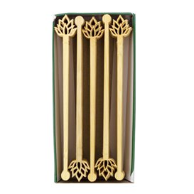 Bamboe Lotusbloesem Drink Roerstaaf 14cm (600 stuks) 