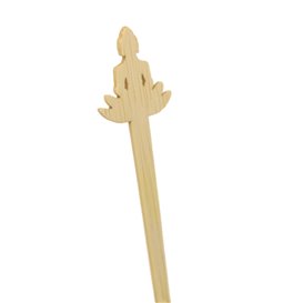 Bamboespies “Bouddha 1” 12cm (600 stuks)