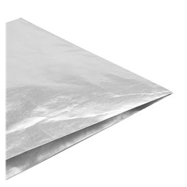 Zak Vetvrij Aluminiumfolie Zilver 22,3+5x20cm (250 stuks)
