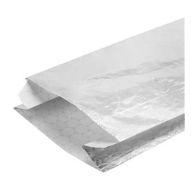 Zak Vetvrij Aluminiumfolie Zilver 26+5x10,3cm (200 stuks)