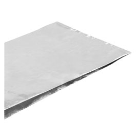 Zak Vetvrij Aluminiumfolie Zilver 26+5x10,3cm (200 stuks)