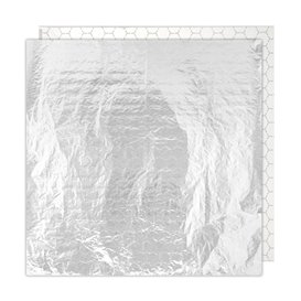 Aluminium Vetvrij Wikkel Zilver 41x41cm (25 stuks)