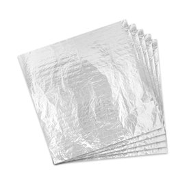 Aluminium Vetvrij Wikkel Zilver 41x41cm (25 stuks)