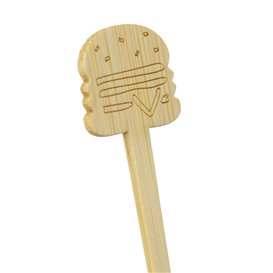 Bamboe Hamburger Spies 12cm (50 stuks) 