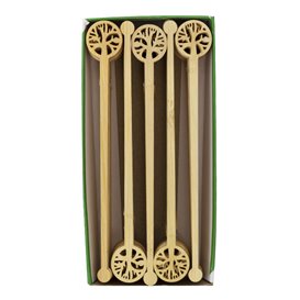 Bamboe Levensboom Drink Roerstaaf 14cm (50 stuks) 
