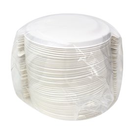 Suikerriet Deksel Wit voor Kom 470ml (400 Stuks)