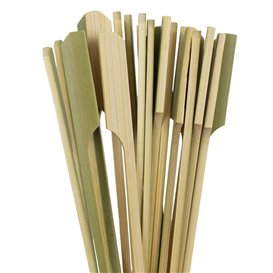 Natuurlijke Bamboe Golfprikker 18cm in een doosje (100 stuks) 