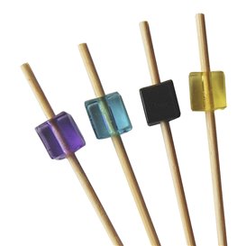 Bamboespiesjes Emmer Kleuren 7cm (1.200 stuks)