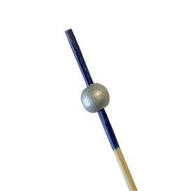 Bamboe Spies Blauw/Zilver 10cm (100 stuks)