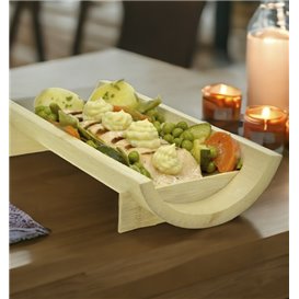 Bamboe Dienblad 20x10,5x4,5cm (12 stuks)