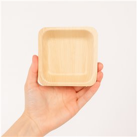 Vierkant Houten Bord 9x9cm (25 Stuks)
