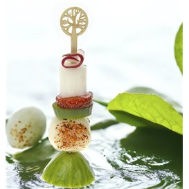 Bamboe Hamburger Spies 12cm (600 stuks)
