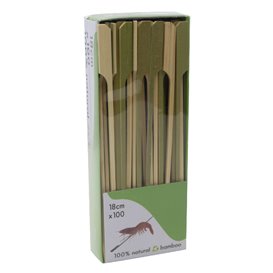 Natuurlijke Bamboe Golfprikker 18cm in een doosje (1.200 stuks)