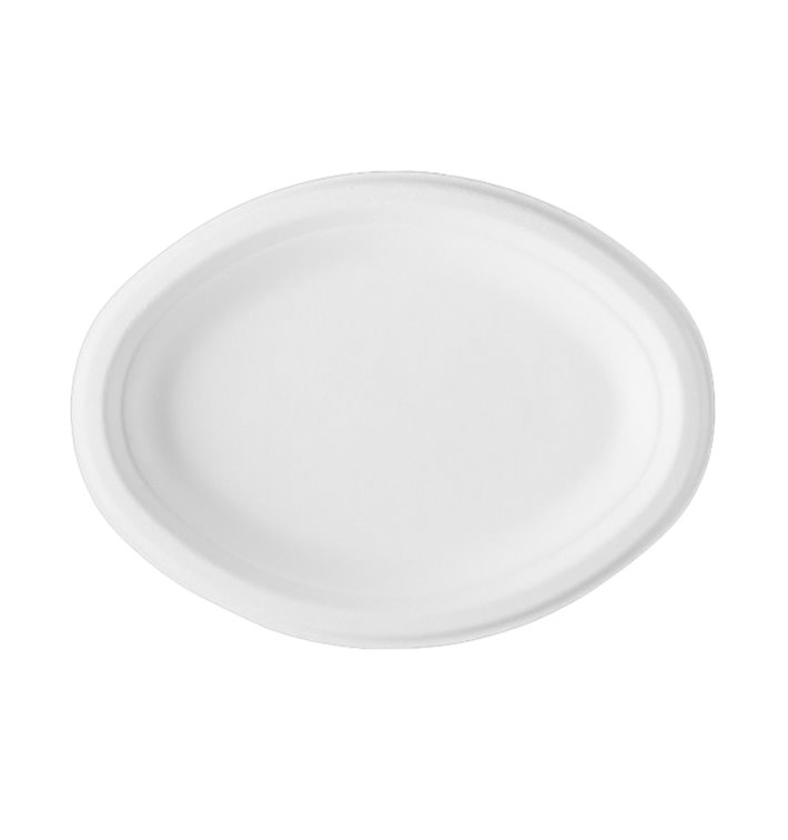 Suikerriet dienblad Bagasse wit 25,4x17,5 cm (50 stuks) Suikerriet dienblad Bagasse wit 25,4x17,5 cm (50 stuks)