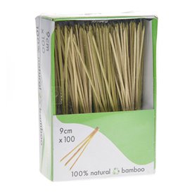 Bamboespies “Trident” 9cm (100 stuks)