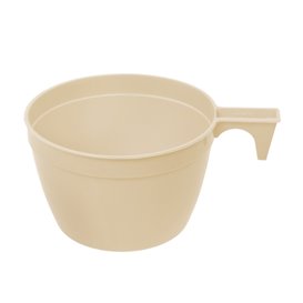 Herbruikbaar Beker beige 190ml (25 stuks)