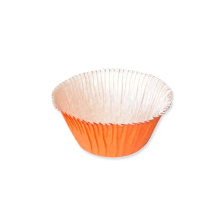 Cupcake vorm voering oranje 4,9x3,8x7,5cm (500 stuks) 