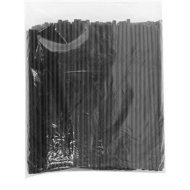 Papieren flexibele rietjes pakket Ø0,6cm 23cm (250 stuks)