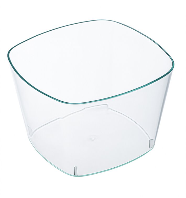 Proefschaaltje Laag PS Transparant “Water Green” 150ml (20 stuks)