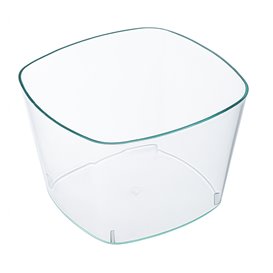 Proefschaaltje Laag PS Transparant “Water Green” 150ml (200 stuks)
