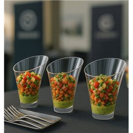 Mini Glaasjes Plastic PS Transparant 195ml (10 Stuks) 