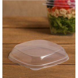 Deksel voor Fingerfood Schaaltje PS Transparant 7,5x7,5cm (100 stuks)