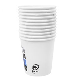 Papieren beker wit 4Oz/120ml Ø6,2cm (2000 stuks)