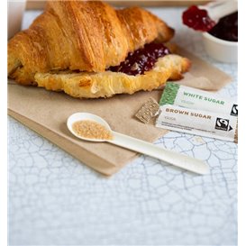 Papieren Koffielepel Wit 11.5cm (50 stuks)