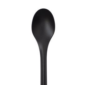 Herbruikbare Koffielepel in PP Zwart 12,4cm (25 Stuks)