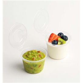 PP Sausbakje met Scharnierend Deksel120ml (1.000 stuks)