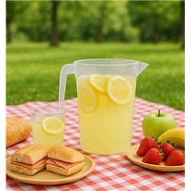 Kunststof Schenkkan van PP 1.000ml (10 Stuks)