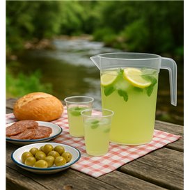 Kunststof Schenkkan van PP 1.000ml (120 Stuks)