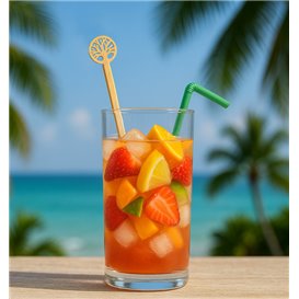 Bamboe Levensboom Drink Roerstaaf 18cm (50 stuks) 