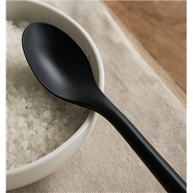 Herbruikbare Koffielepel in PP Zwart 12,4cm (25 Stuks)