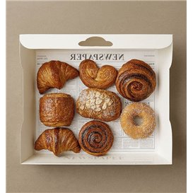 Graspapier inpakvellen "Krant" 28x31cm (1000 stuks) 