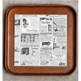 Graspapier inpakvellen "Times" 31x31cm (1.000 stuks) 