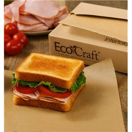 Vetvrij Inpakpapier Kraft in Dispenser 37,5x27cm (6.000 Stuks)