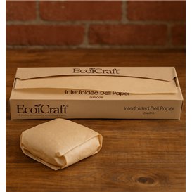 Vetvrij Inpakpapier Kraft in Dispenser 26x27cm (500 Stuks)